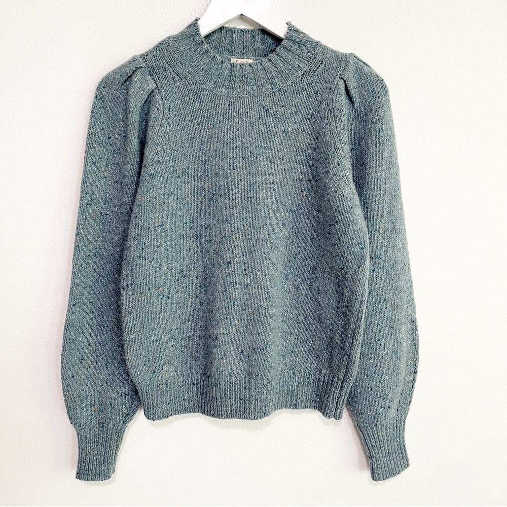 Faherty Light Blue Crew Neck Sweater - Picture 4 of 11